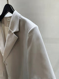 Two button half blazer jacket