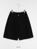Helpice Slit Cotton Bermuda Pants