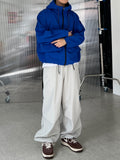 Unique Zipper Nylon Pants