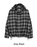 Havelo Check Hooded Jumper