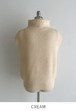Koan double turtle silt knit vest