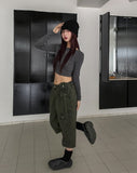 Pigment Dekki Pocket V-Neck Hoodie