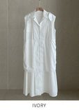 Luitte Shirt Sleeveless One Piece (Belt Set)