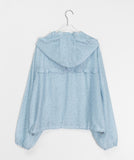 Manto Summer Frill Hood Windbreaker