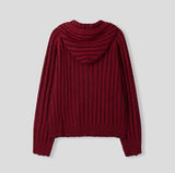 Scream Two-Way Knit Hooded Zip-Up