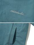 Color Matching Stitch Hood Anorak