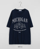 Kerrit Flower Printed Over Short Sleeve Tee