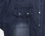 Akim Western Denim Short Sleeve Shirt