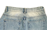 Poyu Light Blue Washing Denim Wide Pants
