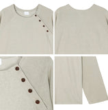 Rubin Pigment Button T-Shirt
