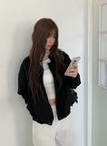 Dumb Suede Blouson Jacket