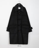 [unisex] Molson pocket collar wool duffel coat