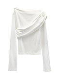 Raz Drape One Shoulder Tee