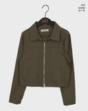 [MADE] Nicho Rivet Stud Collar Two Way Cotton Zip-Up