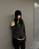 Ellie Rivet Layered Off-Shoulder