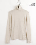 [Wool10] Tess Wool Warm Up Basic Inner Slim Turtleneck Long Sleeve T-Shirt