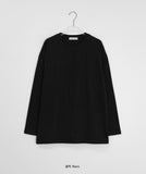 [Unisex] Caliton Cotton Plain Over Long Sleeve Tee