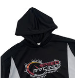 RACING MESH LAYERED HOODIE