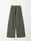 [unisex] Nomesh Pigment Cargo Banding Pants