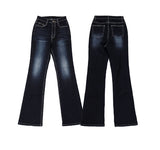 Becky deep blue denim