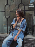 Blitz Cool Denim Bending Pants (Long Pants ver.)