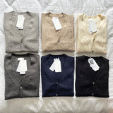 Cable Cardigan V Ver
