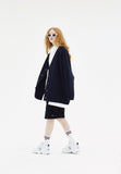 Heavy Overfit Rams Wool Cardigan