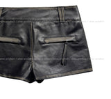 Villa Hand Washing Low Leather Shorts