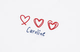 Caroline Chain Embroidered Crop Short Sleeve Tee