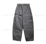 Builder Stripe Carpenter Denim Pants