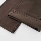 Nanspan banding pin tuck back cut mega wide pants