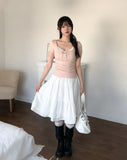 Alice Layered Button Short Sleeve