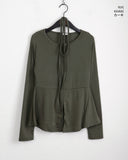 [Muffler SET] Cipi Choker Slit Zipper Cardigan