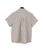 Noir check shirt