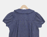 Puren Double-Button Short-Sleeve Blouse