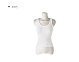 Torne U-neck Plain Ribbed Sleeveless