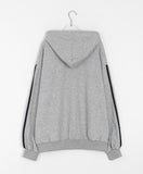 Denna Boston Lettering Color Matching Hoodie