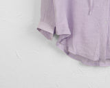Gelato Summer Boxy See-through Hood Long Sleeve Shirt Cardigan