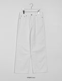 [unisex] Junu Back Line Cotton Wide Pants