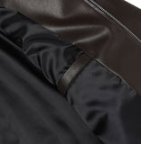 Paod crop cut leather jacket