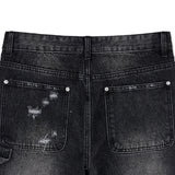 Crew Damage Bootcut Denim Pants