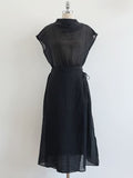 Forven Hanek Wrinkle Banding Wrap Long One Piece