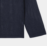 Racing graphic summer see-through knitwear