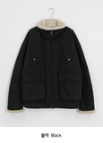 [unisex] Robine Wool Washing Bomber Jumper Jacket