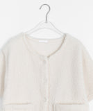 Bakoy fleece short sleeve cardigan