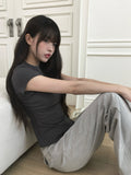 [Planning] Leju Slim Round Cotton Short Sleeve T-Shirt