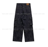 Abe Raw Stitch Cargo Denim Pants