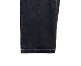 Luke Slit Stitch Black Denim Pants