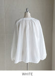Macaron V-Shirring Blouse