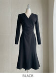Laberry Wrap Mermaid Slit One Piece